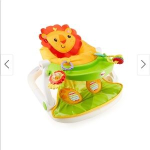 Fisher Price Sit Me Up Floor Seat with tray, Lion